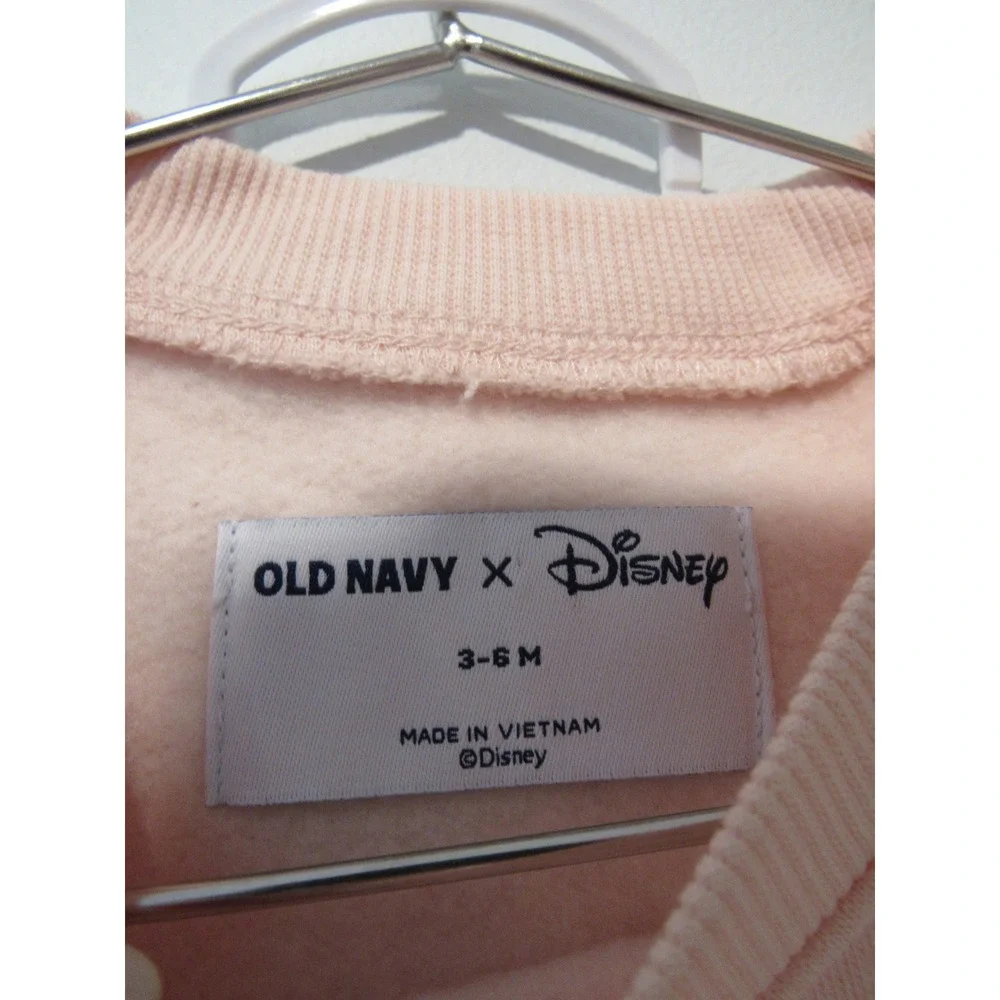 Old Navy Disney Minnie Mouse Rainbow Sweatshirt and Pants Set Pink 3-6M NWT
